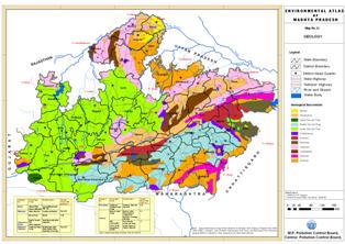 Geology map of Madhya Pradesh 